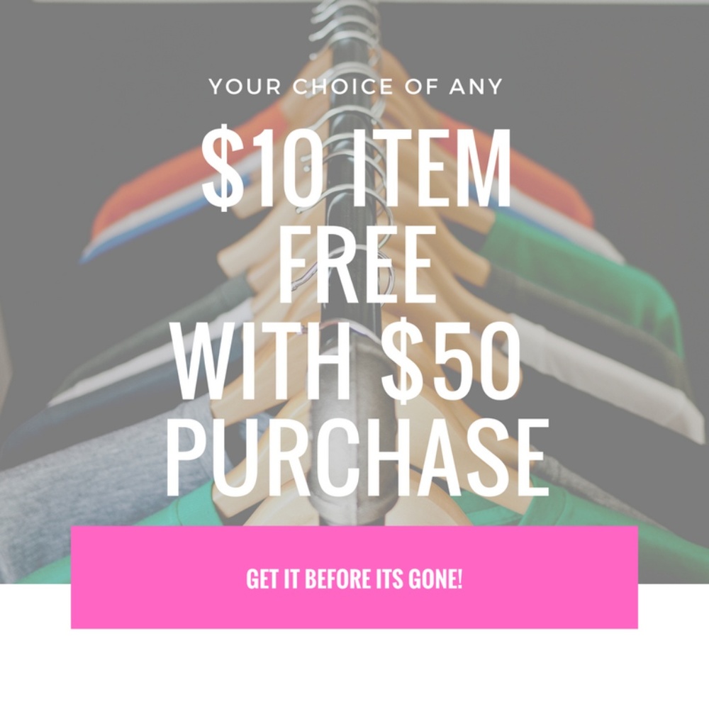 FREE with $50 Purchase